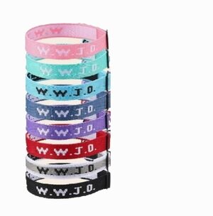 WWJD What Would Jesus Do Unisex Bracelet Set of 8 NEW